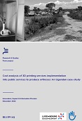 Cost analysis of printind 3D cover