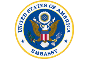 Logo de l'Ambassade américaine 