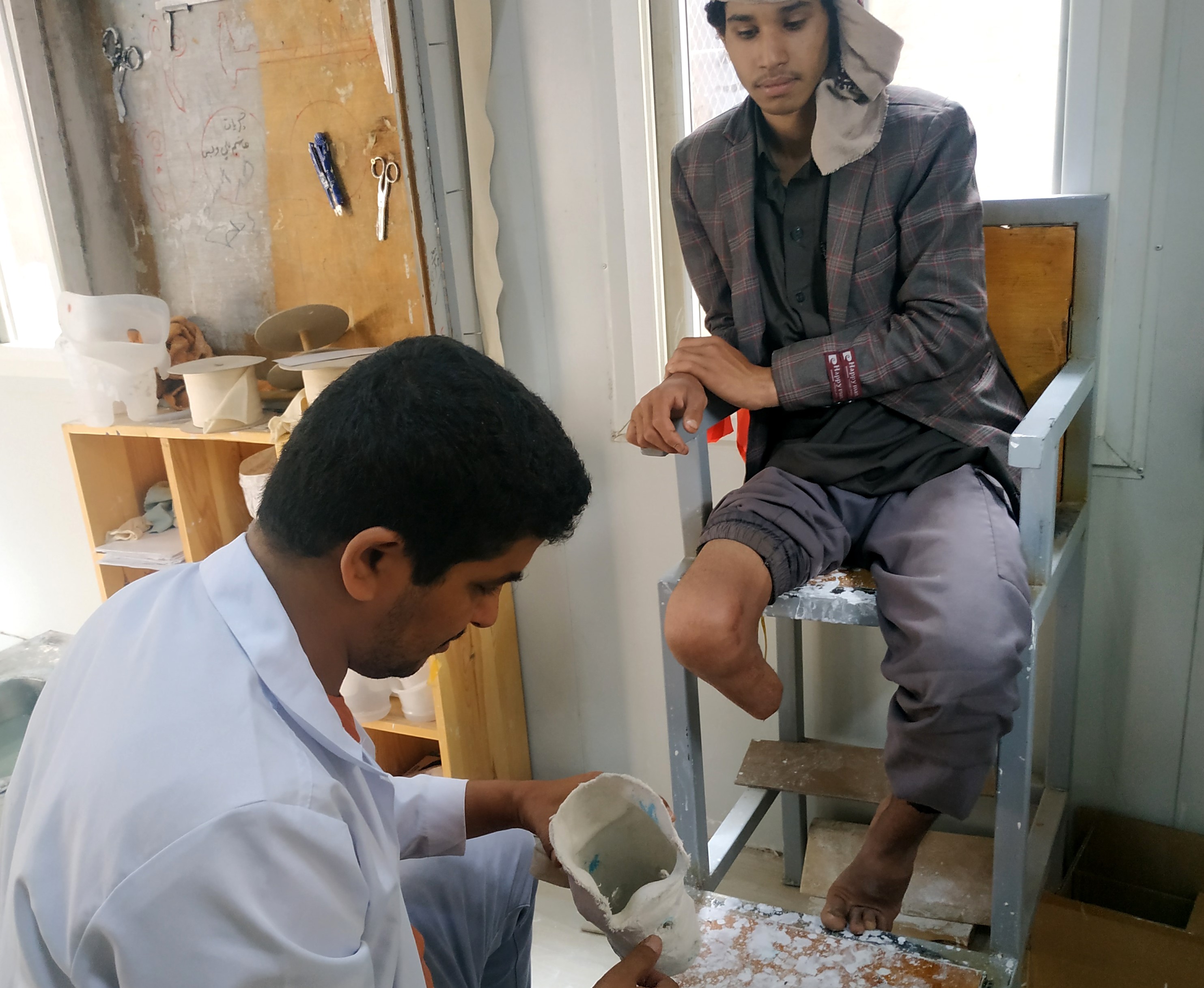Abdel, victim of a landmine: “Thanks to my prosthesis, my life has changed!”